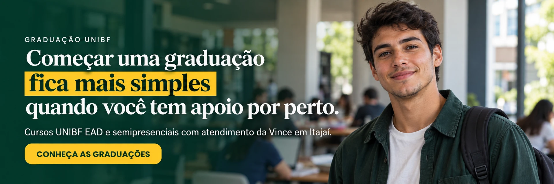 Conheça os cursos de Graduação da UNIBF